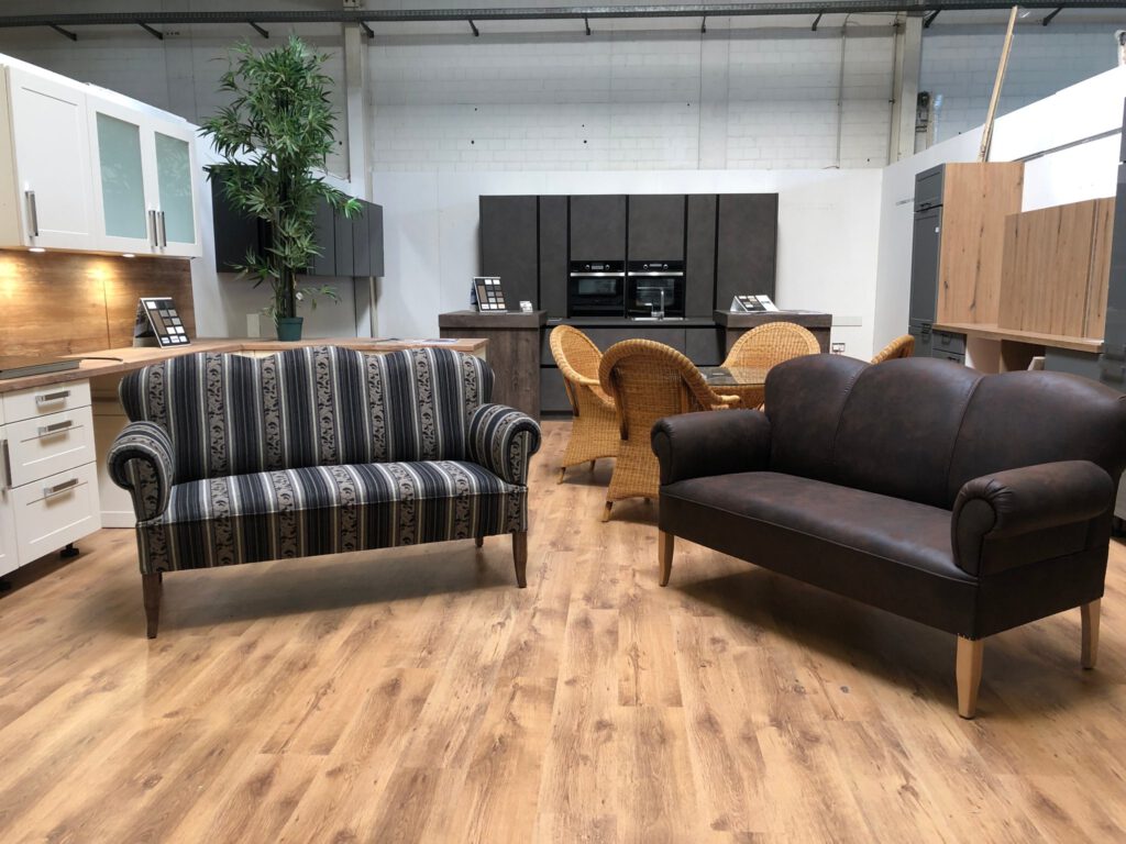 Ostfriesensofas in der Ausstellung